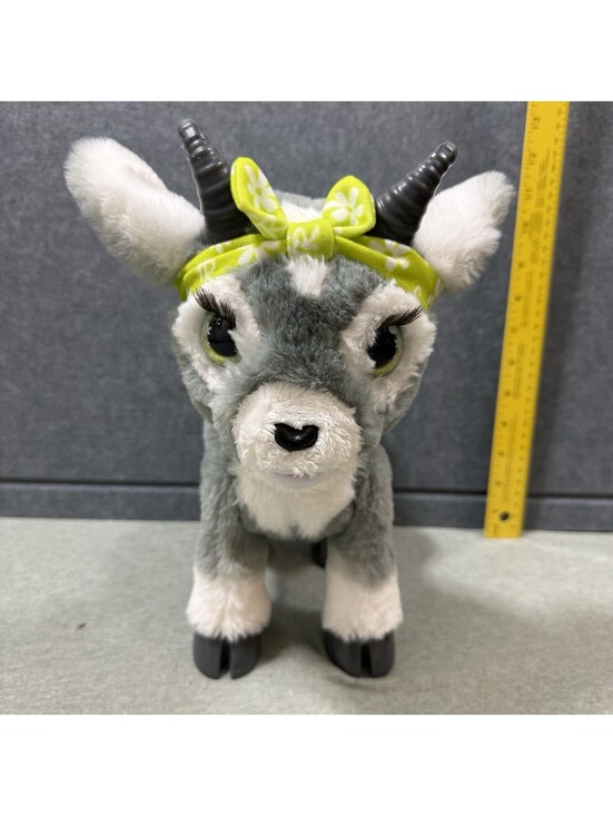 Hasbro Other - FurReal Daisy The Yoga Goat Interactive Plush Toy 11in Tested Working NO BOTTLE